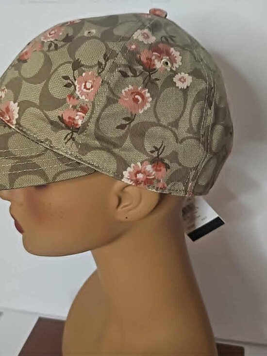 Coach Signature Prairie Daisy Print Baseball Hat main image 5